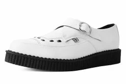 A3018 White TUKskin™ Buckle Pointed Creeper