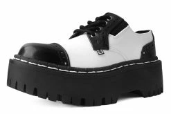 A3031L Black & White TUKskinβ’ Double Decker Brogue Women