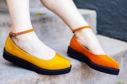 A3041L Sunkissed Twist Ballet Ankle Strap Creeper Women