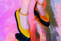 A3041L Sunkissed Twist Ballet Ankle Strap Creeper Women