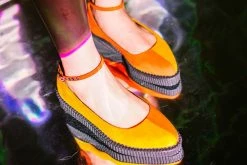 A3041L Sunkissed Twist Ballet Ankle Strap Creeper Women