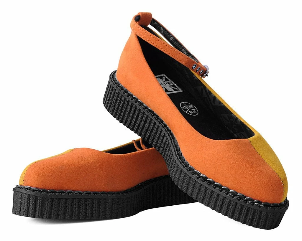 A3041L Sunkissed Twist Ballet Ankle Strap Creeper Women