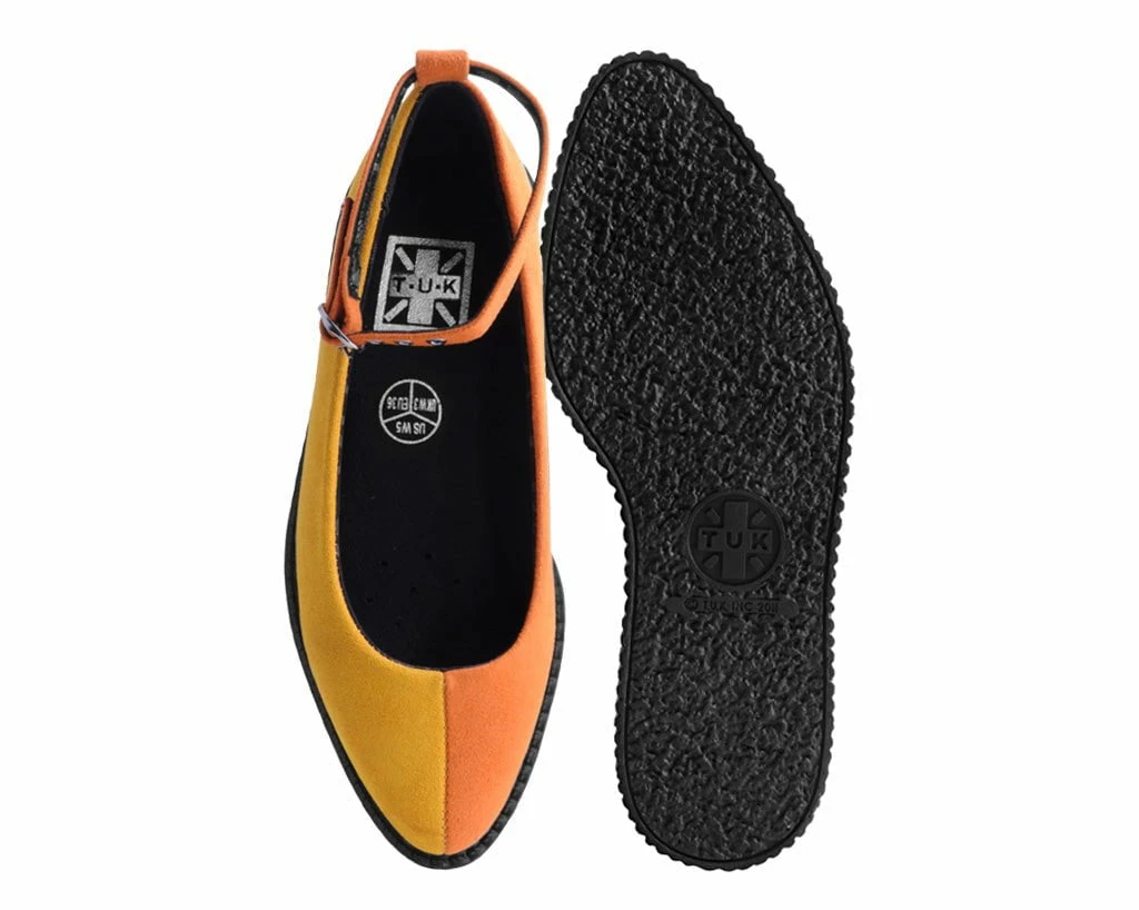 A3041L Sunkissed Twist Ballet Ankle Strap Creeper Women