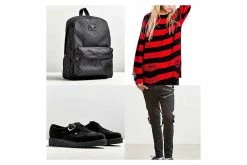 A8139 Suede Pointed Buckle Creeper