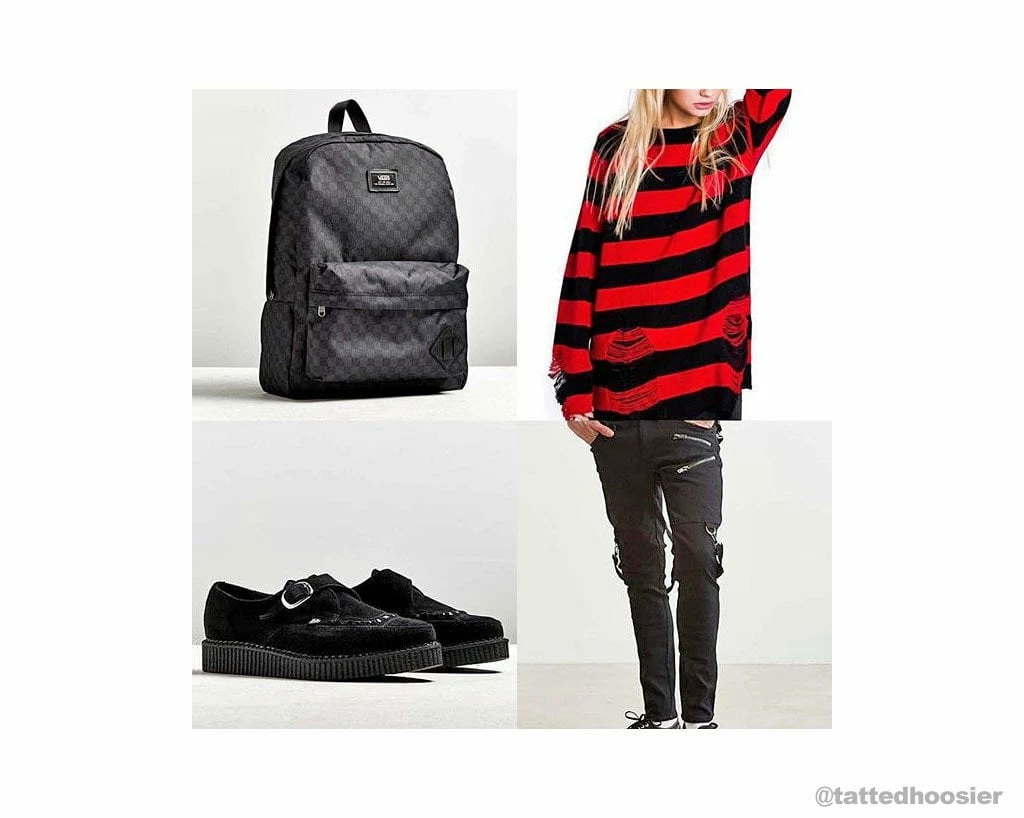 A8139 Suede Pointed Buckle Creeper