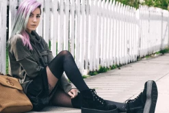 A8642L Women Black Suede Viva Mondo Boots