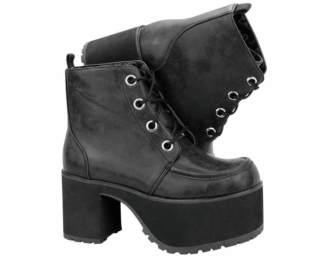 A8663L Distressed Ankle Nosebleed Boot Women