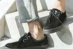 A9178 Black Suede D-Ring VLK Sneaker