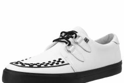 A9179 Women White Leather D-Ring VLK Sneaker