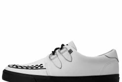 A9179 Women White Leather D-Ring VLK Sneaker