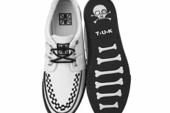 A9179 Women White Leather D-Ring VLK Sneaker