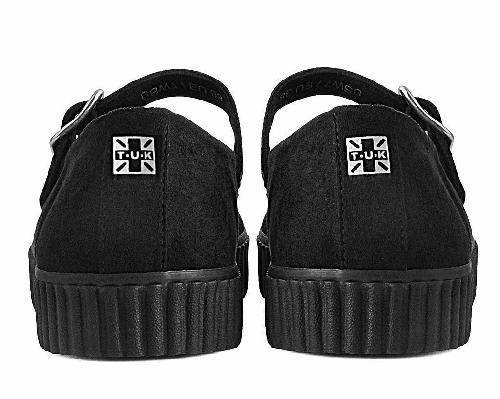 A9677L Black Pointed EZC Mary Jane Women