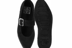 A9677L Black Pointed EZC Mary Jane Women