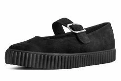 A9677L Black Pointed EZC Mary Jane Women