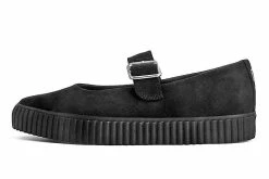 A9677L Black Pointed EZC Mary Jane Women