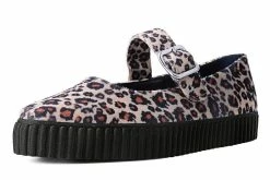 A9678L Leopard Pointed EZC Mary Jane