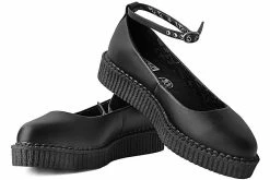 SA15 Black Mary Jane Strap