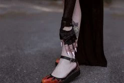 A9731L Black TUKskin™ Flame Sandal Women