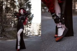 A9731L Black TUKskin™ Flame Sandal Women