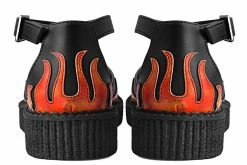 A9731L Black TUKskin™ Flame Sandal Women