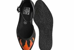 A9731L Black TUKskin™ Flame Sandal Women