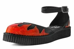 A9731L Black TUKskin™ Flame Sandal Women