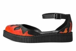 A9731L Black TUKskin™ Flame Sandal Women