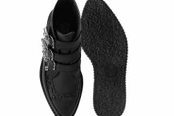 A9744 Black TUKskin⢠3-Buckle Skull Boot