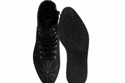 A9746 Black TUKskin™ 7-Eye Spiderweb Glow Boot