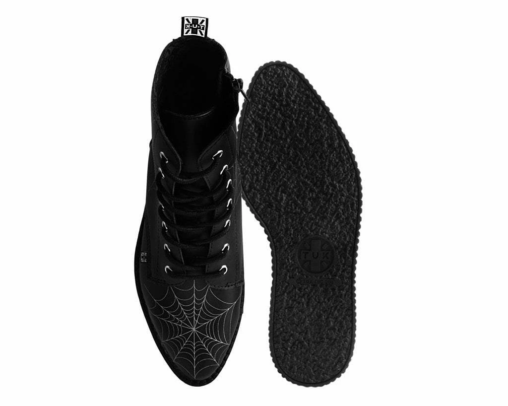 A9746 Black TUKskin™ 7-Eye Spiderweb Glow Boot