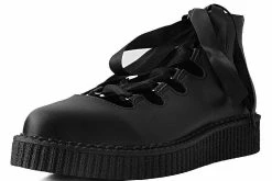 A9768L Women Black TUKskin™ 5-Loop Ribbon Mary Jane