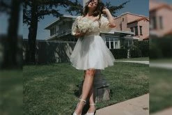 A9784L White Oil Slick Pointed Ballet Flat Creeper