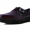 A9856 Burgundy Rub Off TUKskin™ Monk Buckle Creeper