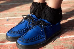 A9871 Electric Blue Suede D-Ring VLK Sneaker