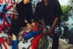 A9871 Electric Blue Suede D-Ring VLK Sneaker