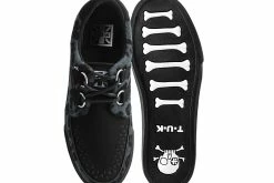 A9948 Black & Grey Leopard Hair VLK Sneaker