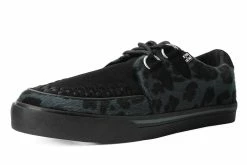 A9948 Black & Grey Leopard Hair VLK Sneaker