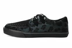 A9948 Black & Grey Leopard Hair VLK Sneaker