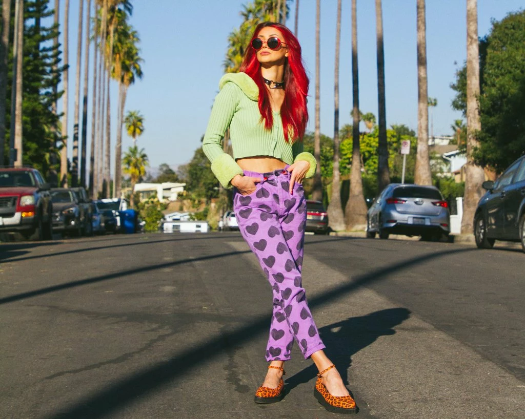 A9986L Orange Leopard Pointed Ballet Creeper