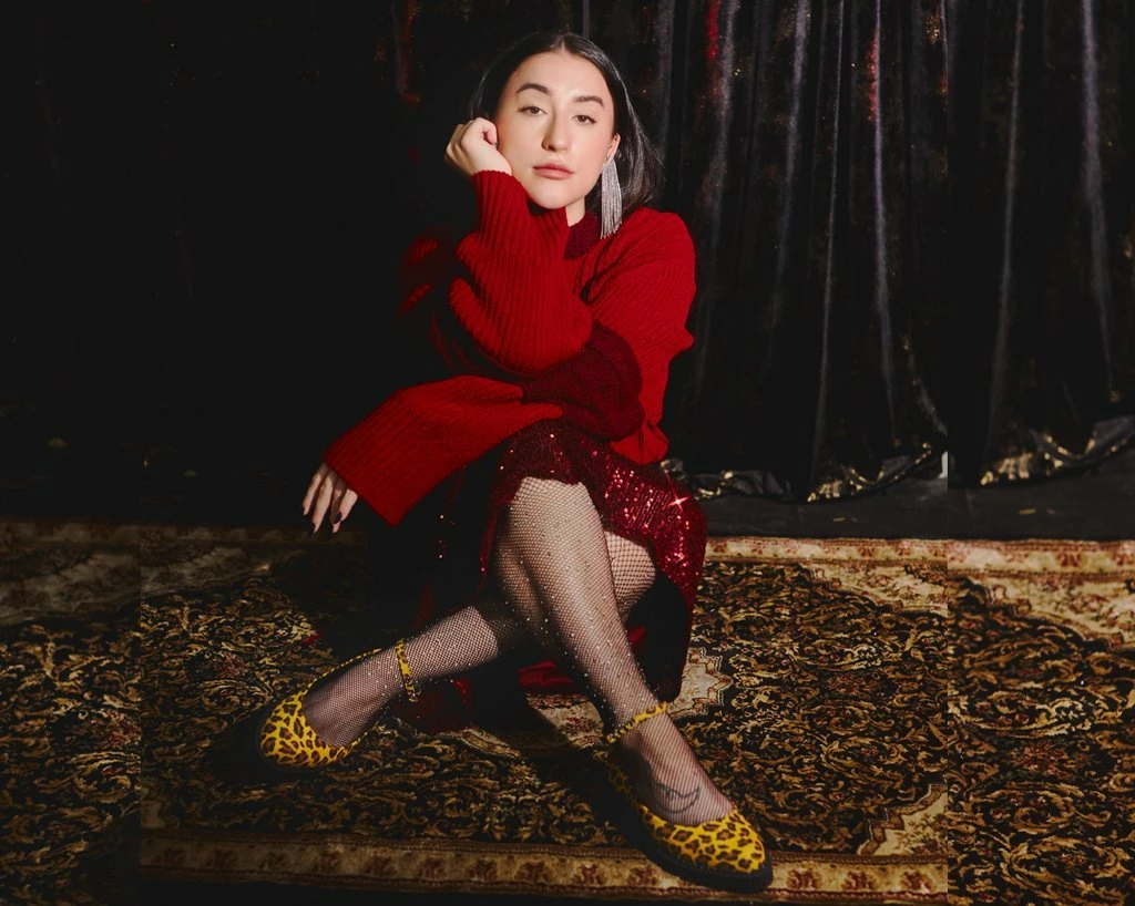 A9987L Mustard Leopard Pointed Ballet Creeper