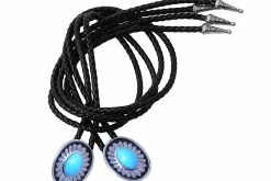 BL02 Women Turquoise Western Bolo Shoe Tie