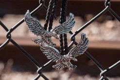 BL03 Western Eagle Bolo Shoe Tie