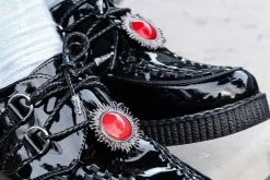 BL08 Women Rust Sun Bolo Shoe Tie