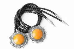 BL09 Mustard Sun Bolo Shoe Tie