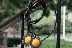 BL09 Mustard Sun Bolo Shoe Tie