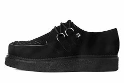 D9760 Black Suede 1970 Original Creeper Women