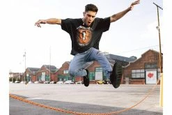 F7270 Women Black Suede Viva II Low Creeper