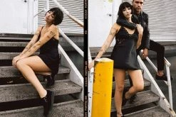 F7270 Women Black Suede Viva II Low Creeper