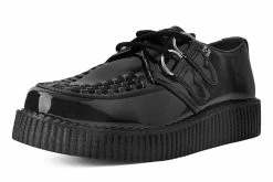 F9679 Black Patent Viva II Low Sole Creeper