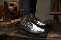 F9681 Women Black & White TUKskin™ Viva II Creeper